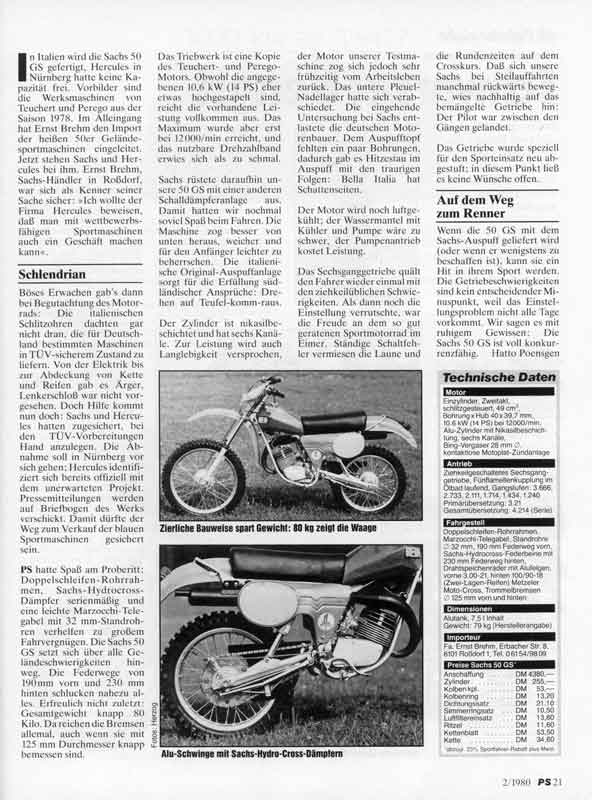 Hercules GS 50 - Perego Replica