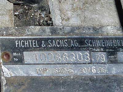 Sachs GS 50 - Perego Replica